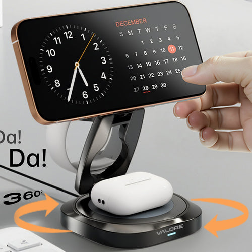 Valore Qi2.2 25W 3-in-1 Foldable Wireless Charger (WL-004)
