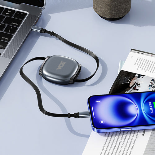 VCE VE-TC19 PD240W Retractable USB-C to USB-C Cable