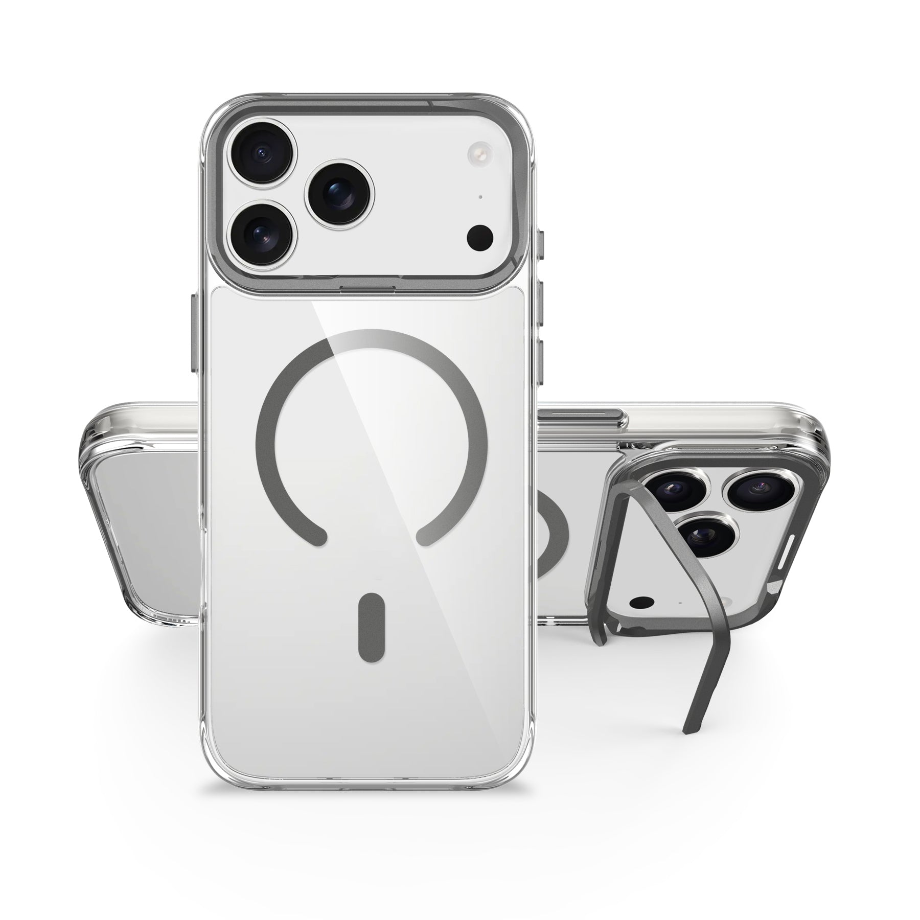 Redmonster iPhone 17 Pro 6.3 (2025) Basic M Stand Gun Metal