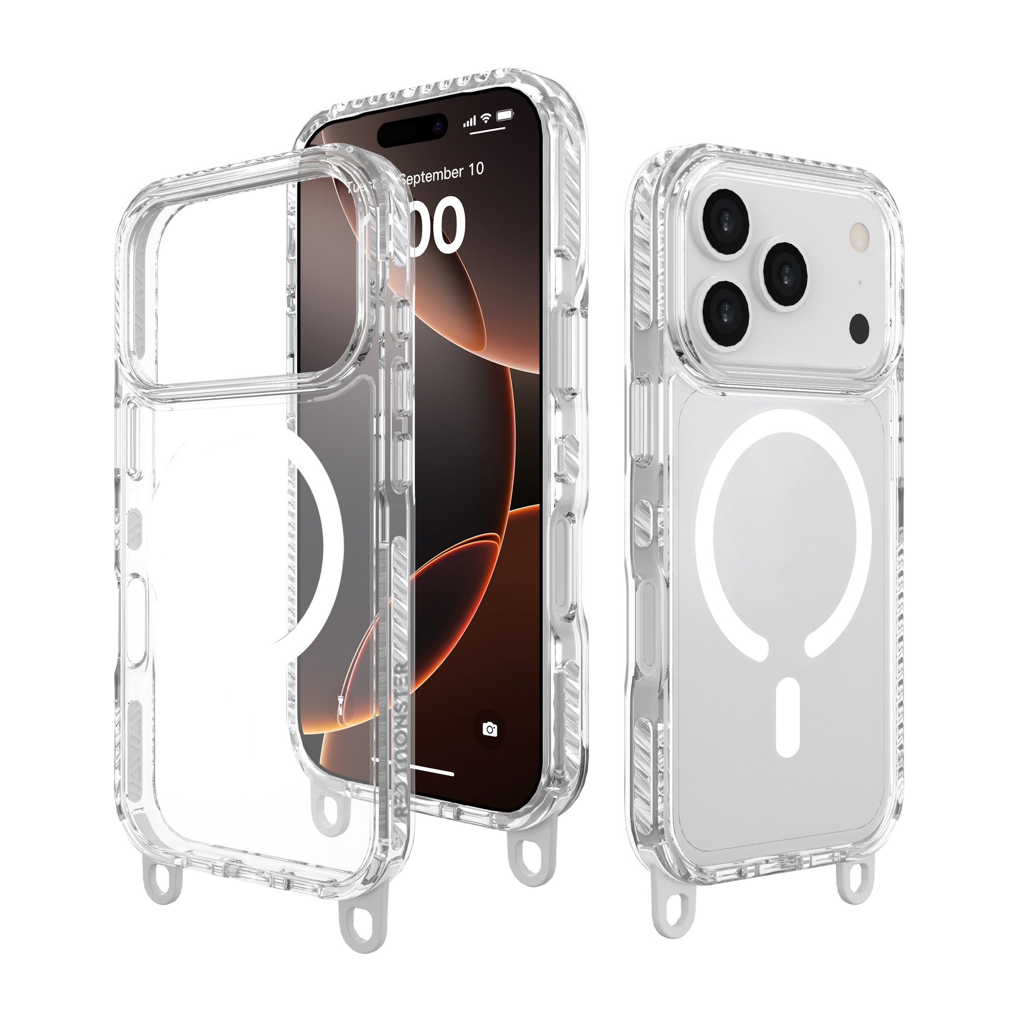 Redmonster iPhone 17 Pro 6.3 (2025) Gassan M Strap White