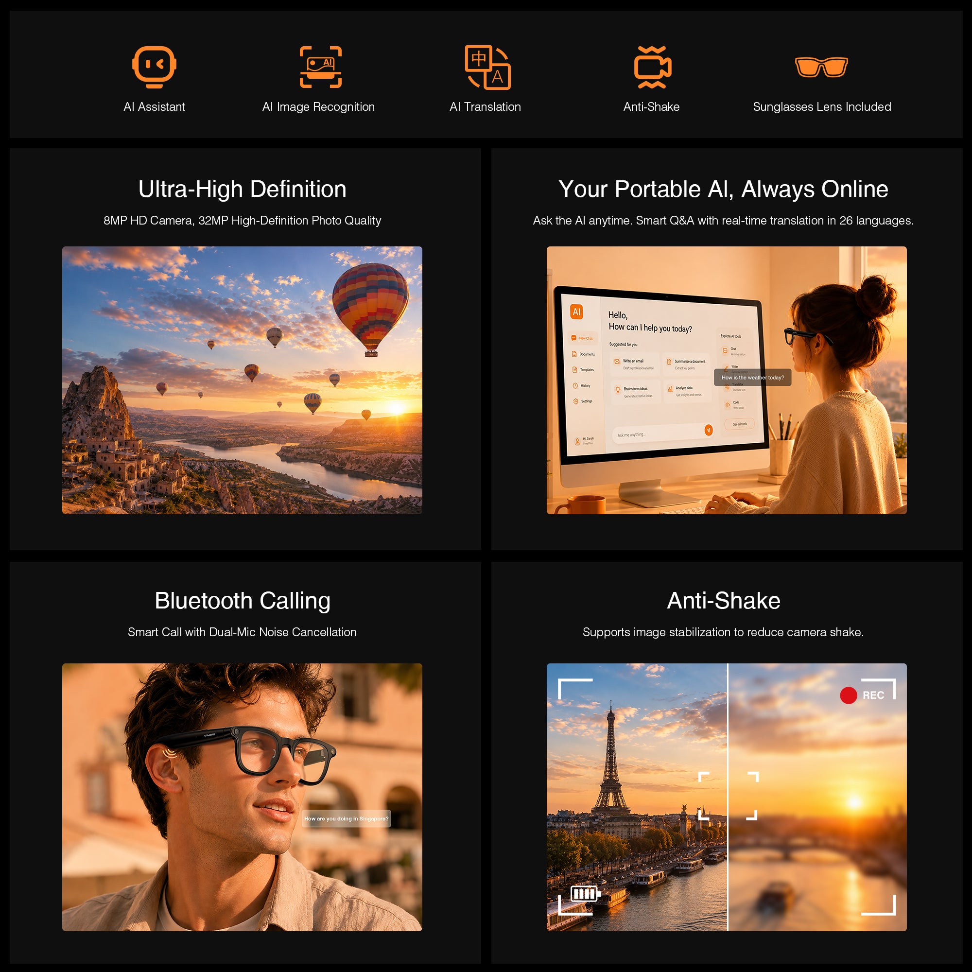 Valore Vision AI Glasses (AG1)