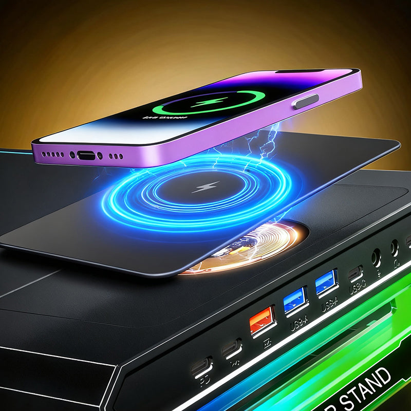 Valore Monitor Stand with Wireless Charger (HL-016)