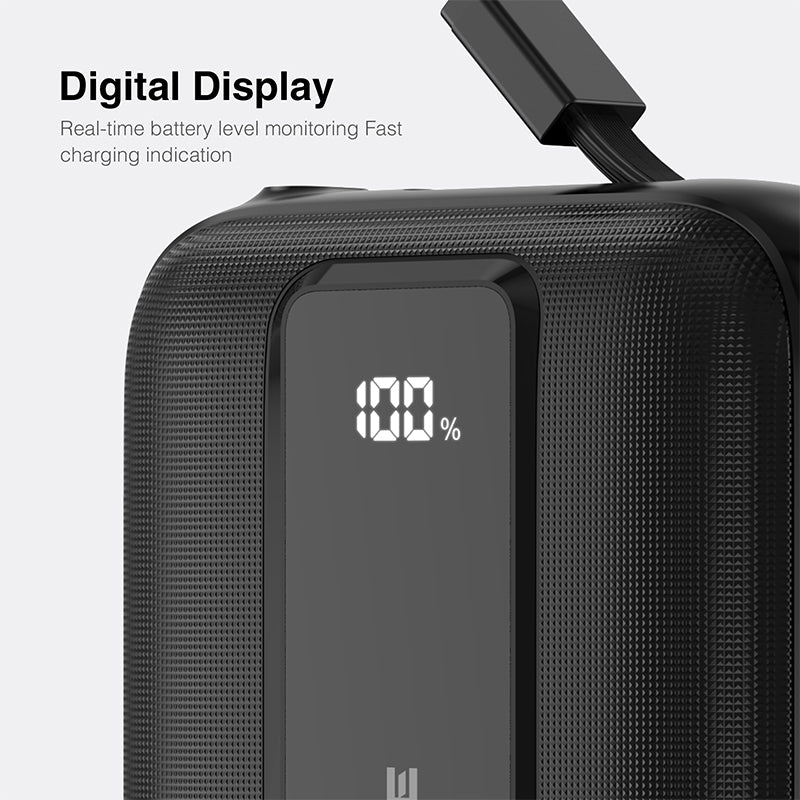 Valore PD65W 20000mAh Power Bank CCC Certified (PD41) - Black