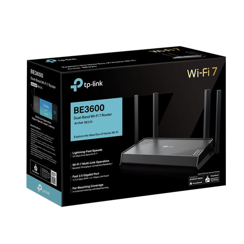 TP-Link Archer BE225 BE3600 Dual-Band Wi-Fi 7 Router