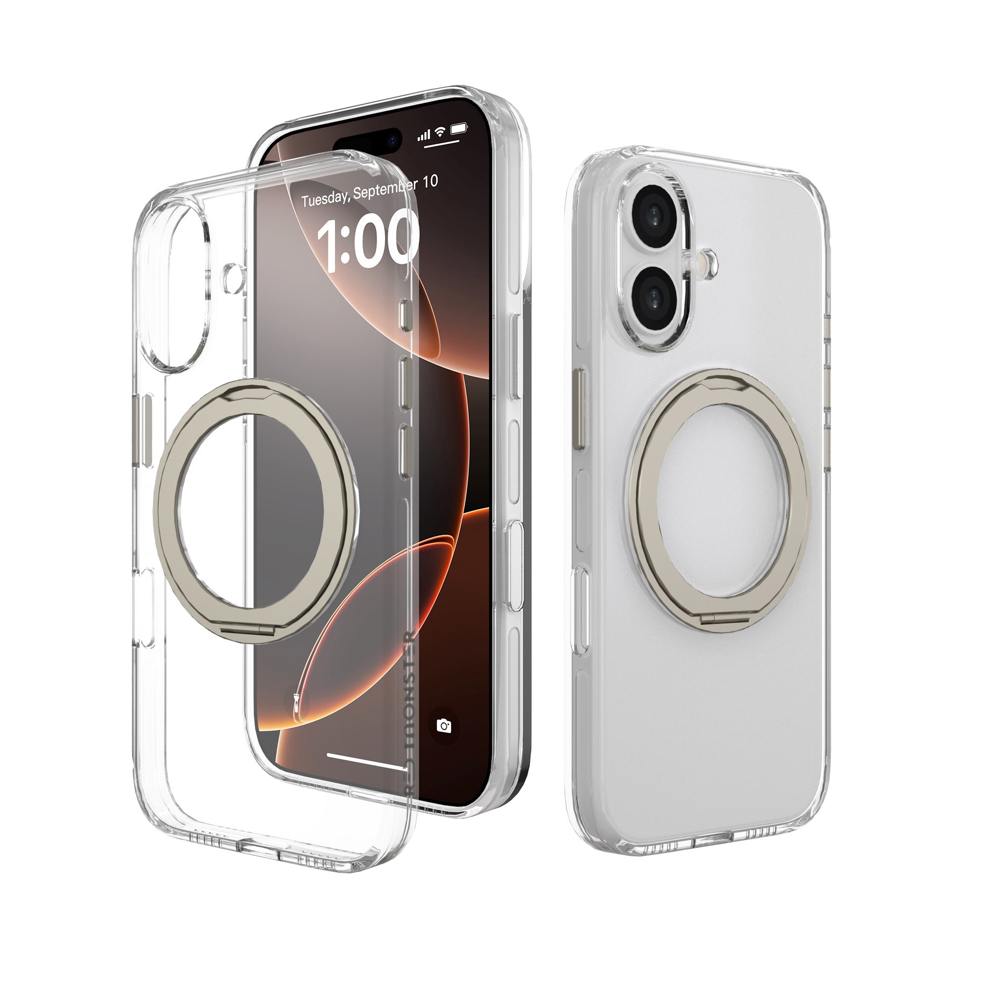 Redmonster iPhone 17 6.3 (2025) Gassan M 360 Gun Metal