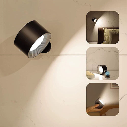 Valore Wall-Mounted Lamp with Remote (LT-008) - Black