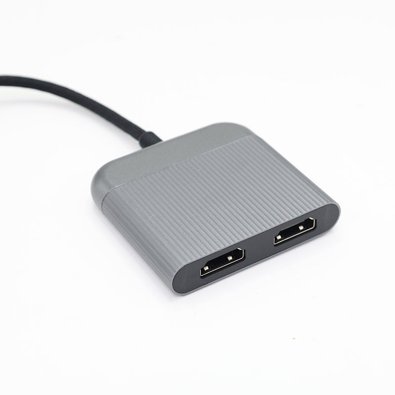 Valore USB-C To Dual HDMI Hub (MH-023) - Silver