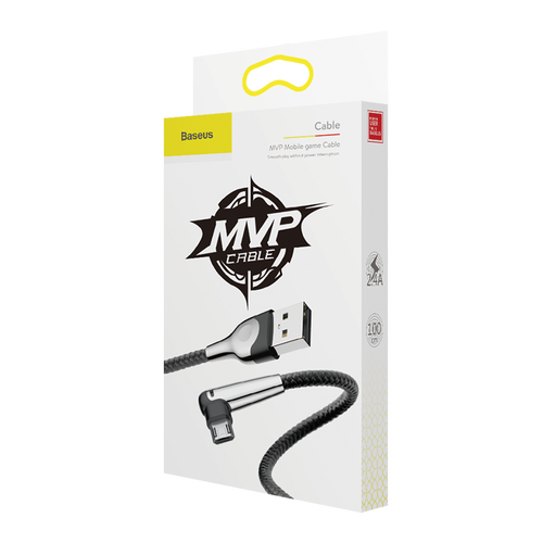Baseus CAMMVP-E01 Gaming Micro USB Cable 2.4A 1M (Black)