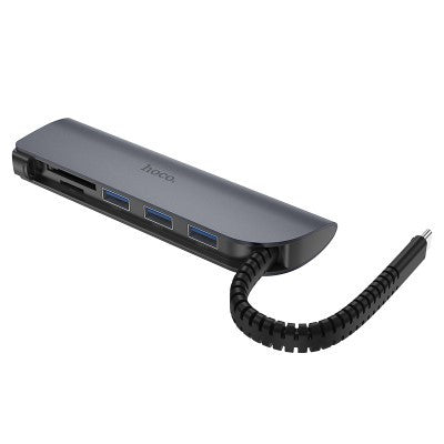 HOCO HB17 Type-C adapter (Type-C to USB3.0*3+ SD+TF)