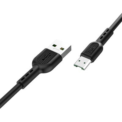 HOCO X33 4A Surge Flash Micro Charging cable (Black)