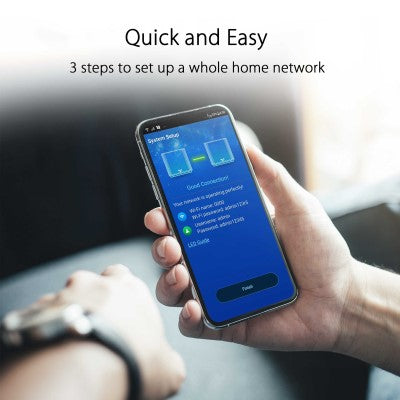 Asus ZenWiFi AX (XT8 1PK) AX6600 Tri-band Mesh WiFi 6 (Black)