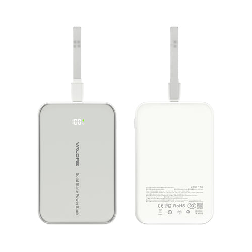 Valore PD45W 10000mAh Power Bank Slver+White PS02-WH (K9-10YS1)