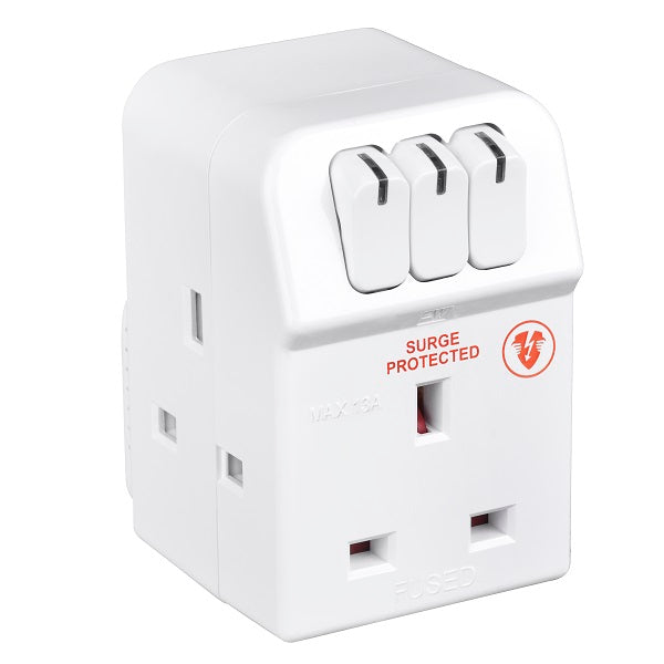 MasterPlug MSWRG3-MPA Switched Surge Adaptor