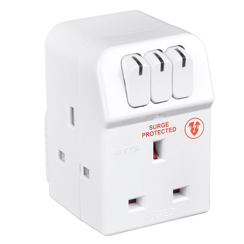 MasterPlug MSWRG3-MPA Switched Surge Adaptor