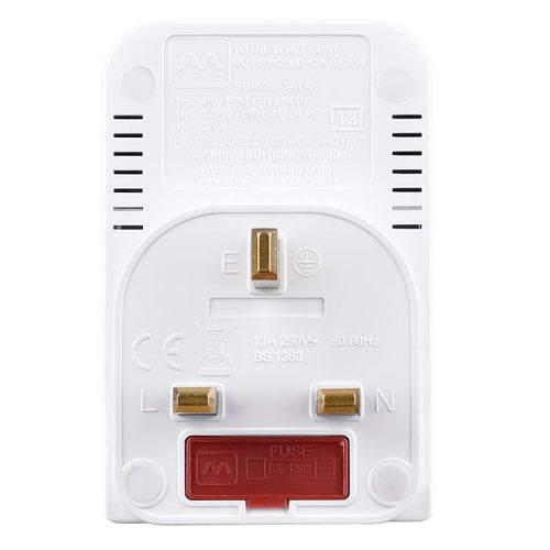 MasterPlug MSWRG3-MPA Switched Surge Adaptor