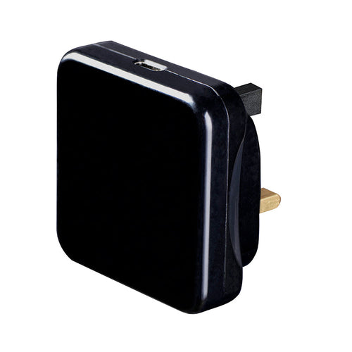 Masterplug USBC25PLGB USB Type-C PD22W Charger Plug (Black)