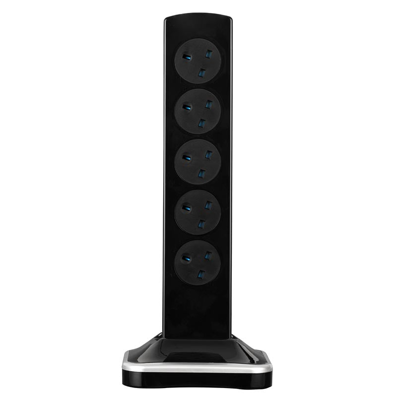 Masterplug SRGTOWSUAC20103PB 10G 3M USB Type-C PD20W Tower Surge Extension