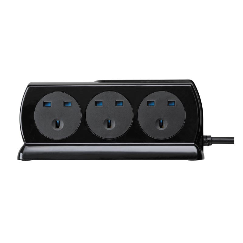 Masterplug SRGDSUAC2062PB 6 Socket 2M Surge+Switched Extension w USB A+C
