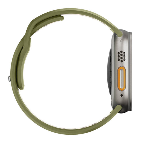 N.Brandz N-SB249-OS/Sport Apple Watch 1-10/SE Band 2 49/46/45/44/42mm (Olive Starlight)