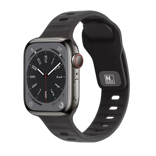N.Brandz N-Sport41-BK 41mm/40mm/38mm UrbanStrap Sport Band For Apple watch (Black)