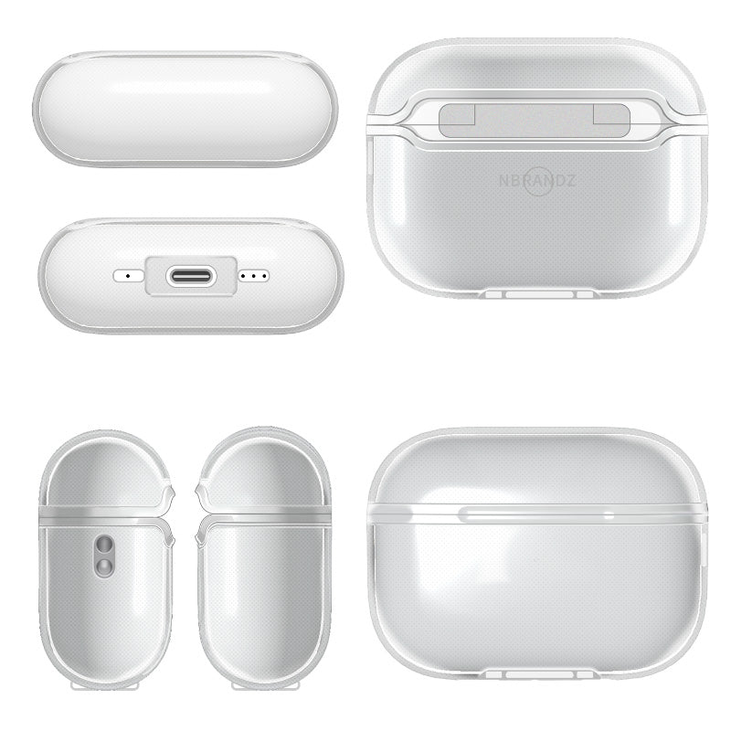 N.Brandz N-AP-Clair-Airpod Pro2 Ultra-Clear Super Protective Case (Clear)