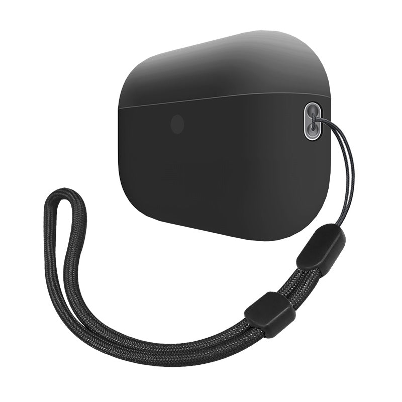 N.Brandz N-AP-Lisi-Airpod Pro2-BK Liquid Silicone Dual Layer Hybrid Case (Black)