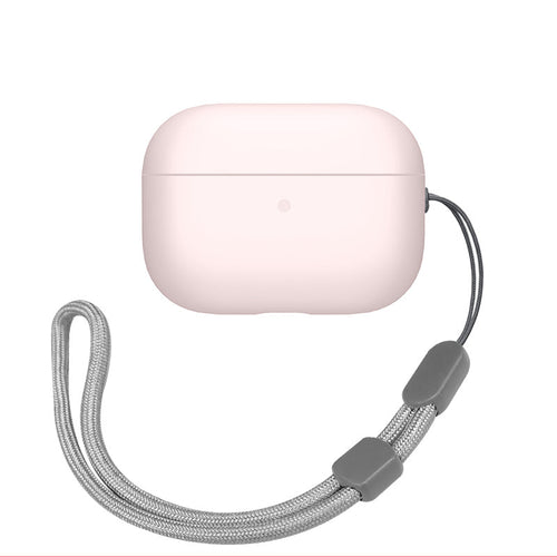 N.Brandz N-AP-Lisi-Airpod Pro2-PK Liquid Silicone Dual Layer Hybrid Case (Pink)