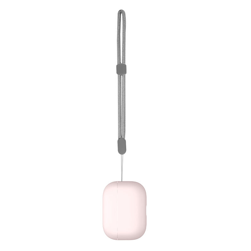 N.Brandz N-AP-Lisi-Airpod Pro2-PK Liquid Silicone Dual Layer Hybrid Case (Pink)