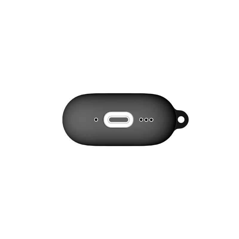 N.Brandz N-AP4-Silicon-BK Airpod 4 ANC Hybrid Silicon Hard Case (Black)