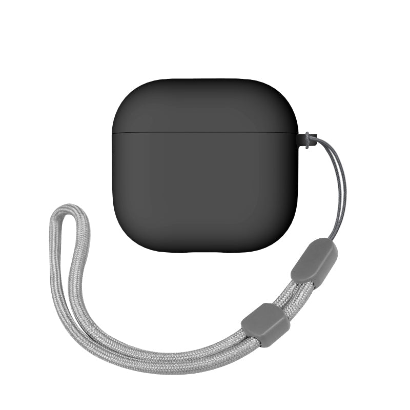 N.Brandz N-AP4-Silicon-BK Airpod 4 ANC Hybrid Silicon Hard Case