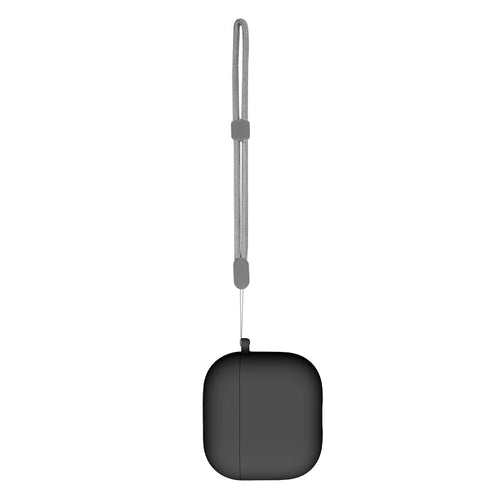 N.Brandz N-AP4-Silicon-BK Airpod 4 ANC Hybrid Silicon Hard Case (Black)
