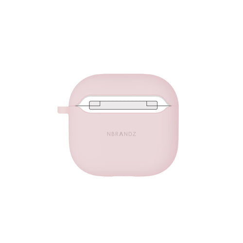 N.Brandz N-AP4-Silicon-PK Airpod 4 Hybrid Silicon Hard Case (Pink)