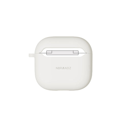 N.Brandz N-AP4-Silicon-ST Airpod 4 Hybrid Silicon Hard Case (Stone)