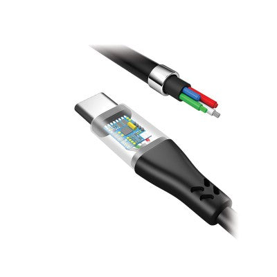 SuperV QC90BK USB2.0 Type C 90cm Magnetic Cable (Black)