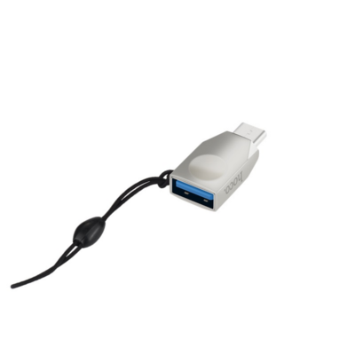 Hoco UA9 Type-C OTG Adapter Pearl Nickel