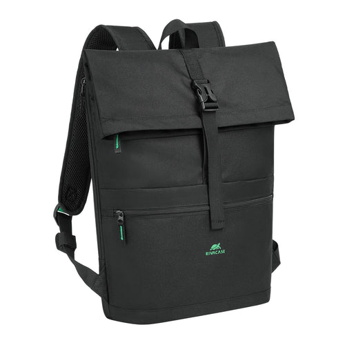 Rivacase 5567-BK Gremio-ECO Roll-Up 15L Backpack - Black