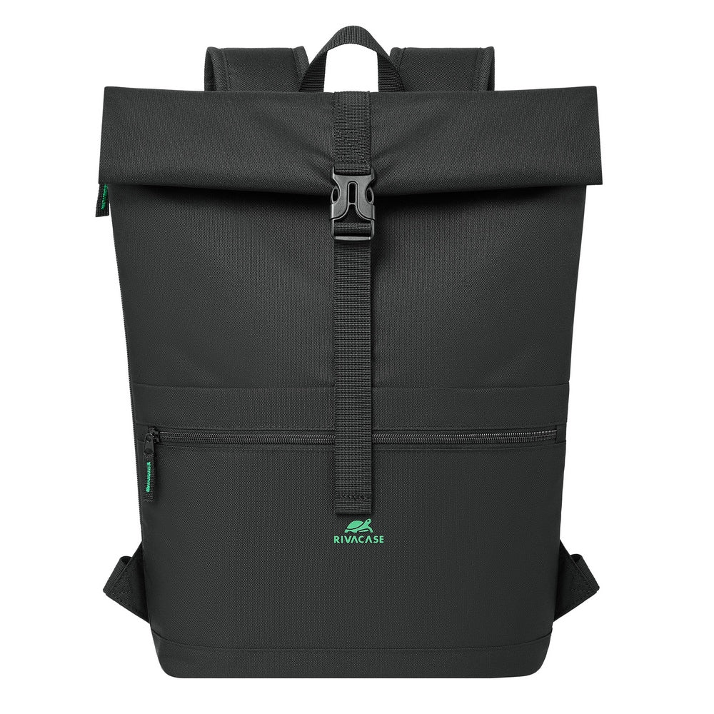 Rivacase 5567-BK Gremio-ECO Roll-Up 15L Backpack - Black