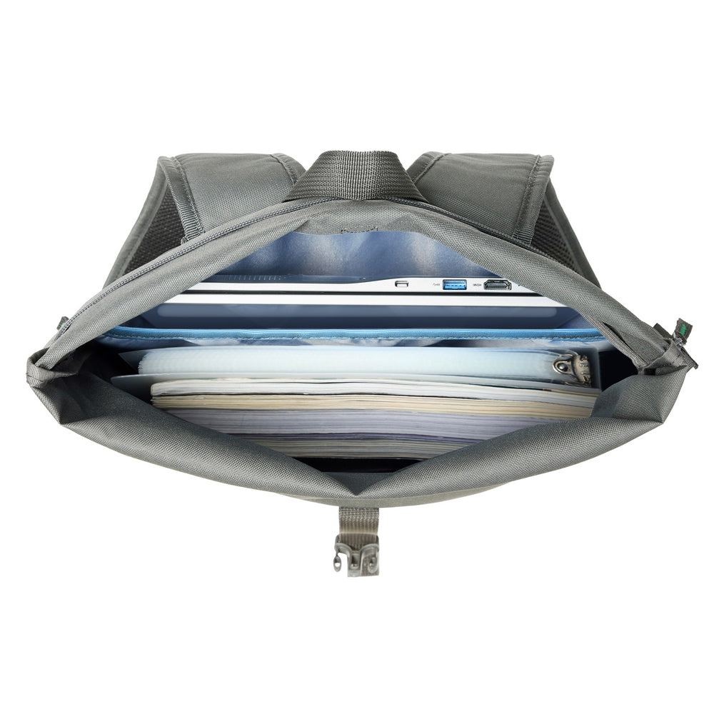 Rivacase 5567-GY Gremio-ECO Roll-Up 15L Backpack - Grey