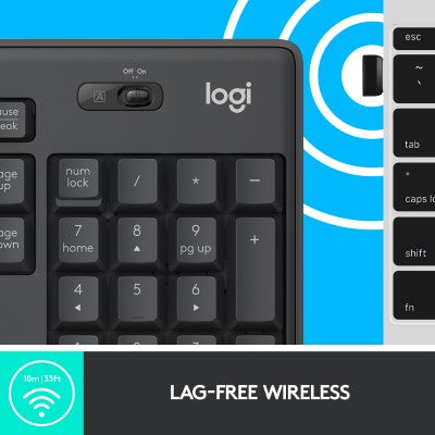 Logitech MK295 Silent Wireless Keyboard and Mouse Combo