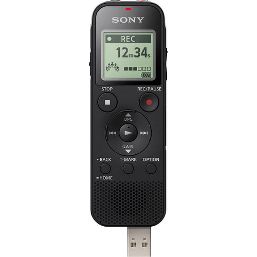 Sony Digital Voice Recorder with Built-in USB (Black) ICD-PX470