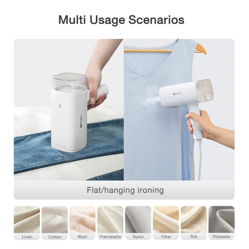 Simplus GTJH020WH00-S White 180ml Handheld Foldable Garment Steamer