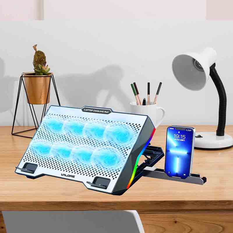 Valore 8-Fans Laptop Cooling Pad (AC-228)