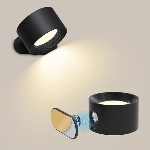Valore Wall-Mounted Lamp with Remote (LT-008) - Black