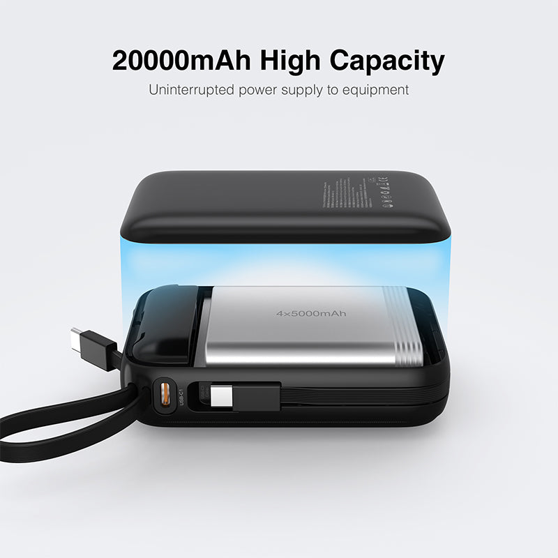 Valore PD65W 20000mAh Power Bank CCC Certified (PD41) - Black