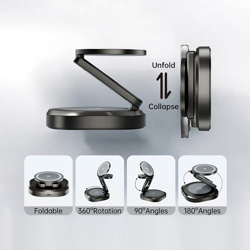 Valore Qi2.2 25W 3-in-1 Foldable Wireless Charger (WL-004)