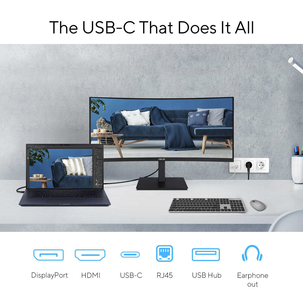 Asus VA34VCPSR - 34 WQHD VA 100Hz Business Monitor