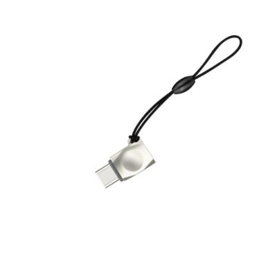 Hoco UA8  USB2.0 Micro to Type-C Adapter Pearl Nickel
