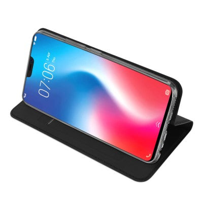 Dux Ducis Leather Case For Vivo V9/Y85 Black
