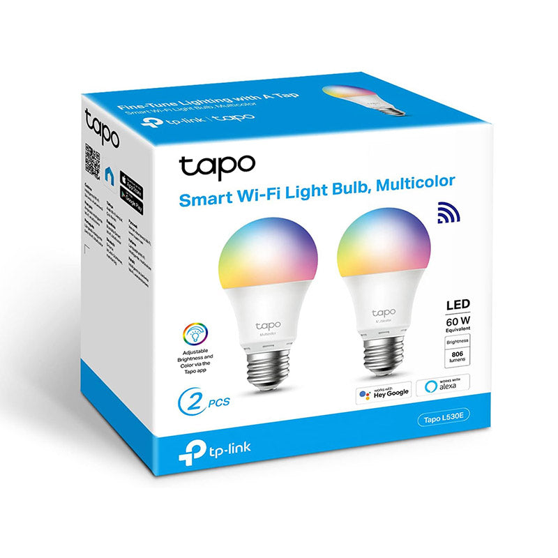 TP-Link Tapo L530E Smart Wi-Fi Light Bulb (2-Pack)