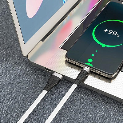 HOCO X53 Angel Silicone Type-C USB Cable (Black)